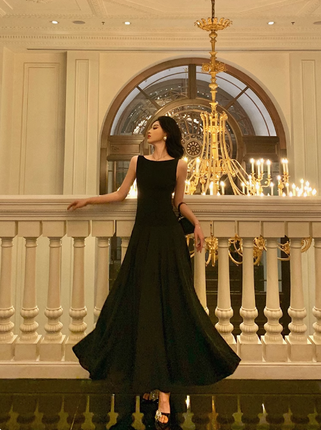 Elegant A line Black Sleeveless 21st Birthday Dress Party Gown Birthday Outfits Birthday Dress Ideas For Women DP1290