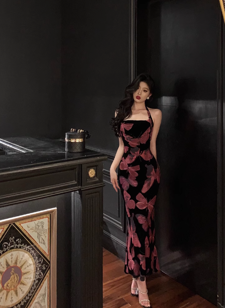 Classy Sheath Pink Halter Long 18th Birthday Dress Party Gown 21st Birthday Outfits Birthday Dress Ideas For Women DP1315