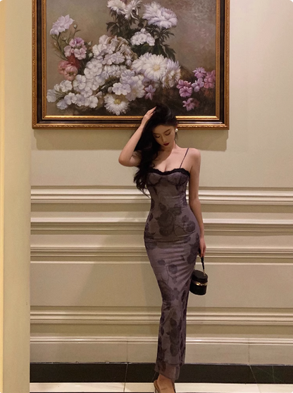 Elegant Sheath Spaghetti Straps Grape Sleeveless 23rd Birthday Dress Party Gown Birthday Outfits Birthday Dress Ideas For Women DP1415