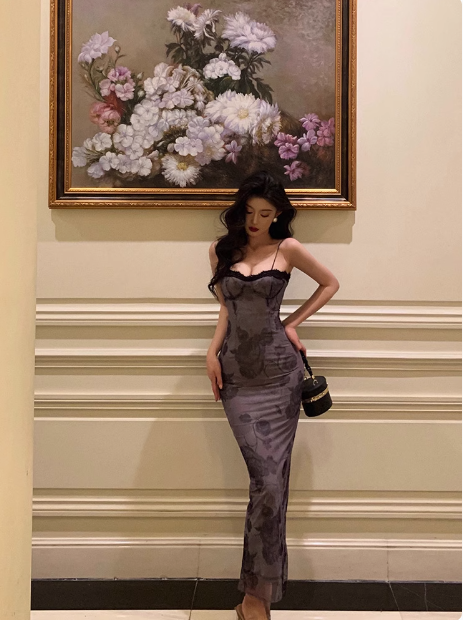 Elegant Sheath Spaghetti Straps Grape Sleeveless 23rd Birthday Dress Party Gown Birthday Outfits Birthday Dress Ideas For Women DP1415