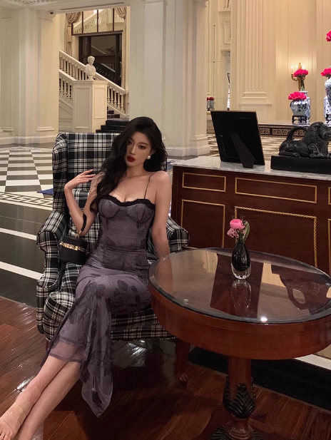 Elegant Sheath Spaghetti Straps Grape Sleeveless 23rd Birthday Dress Party Gown Birthday Outfits Birthday Dress Ideas For Women DP1415