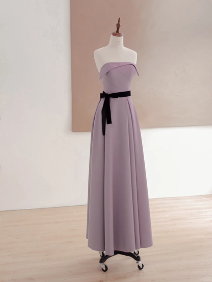 Elegant Glamour A Line Strapless Satin 21st Birthday Dress Party Gown Birthday Outfits Birthday Dress Ideas For Women DP1492