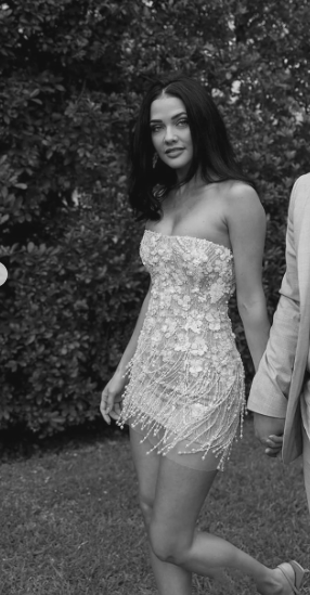 Rustic Wedding Dress Sheath Strapless White Sequin Short Summer Wedding Dresses Bridal Gowns DP1608