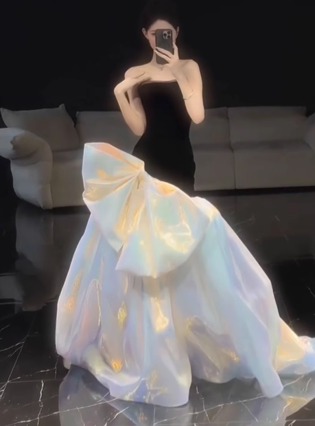 Elegant Glamour Mermaid Strapless Black 21st Birthday Dresses Evening Gown Birthday Outfits Evening Dress For Women DP1644