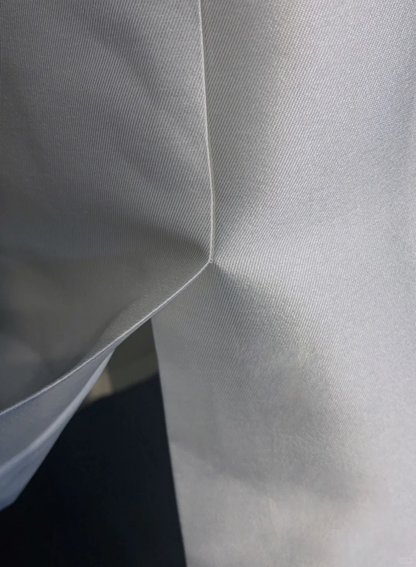 Classic Bridal Gown Sheath Short Satin White Wedding Dresses Minimalist Bridal Gowns DP1692