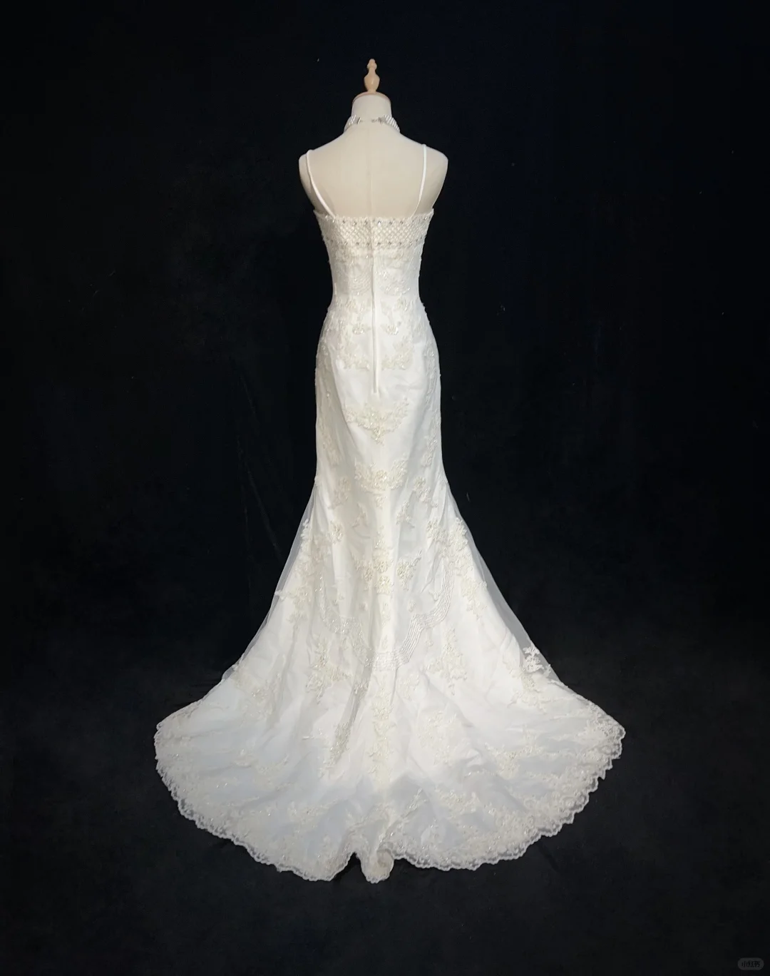 Classic Bridal Gown Mermaid Spaghetti Straps Satin White Wedding Dresses Minimalist Bridal Gowns DP1694