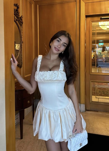 Sexy Sheath Square Neckline Short Summer 20th Birthday Dress Hoco Dress Birthday Outfit 18th Birthday Mini Cocktail Dresses DP1838