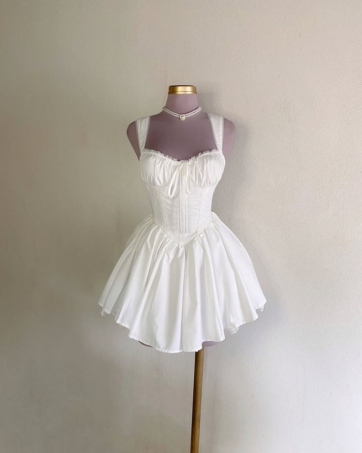 Cute A Line Sweetheart White Summer Homecoming Dress Hoco Dress Mini 18th Birthday Outfit Cocktail Dresses DP1859