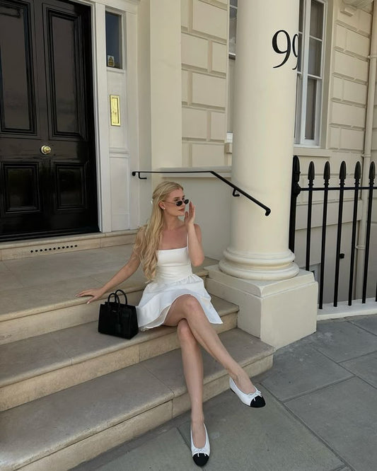 Cute A line Spaghetti Straps White Summer Homecoming Dress Hoco Dress Mini 16th Birthday Outfit Cocktail Dresses DP1953