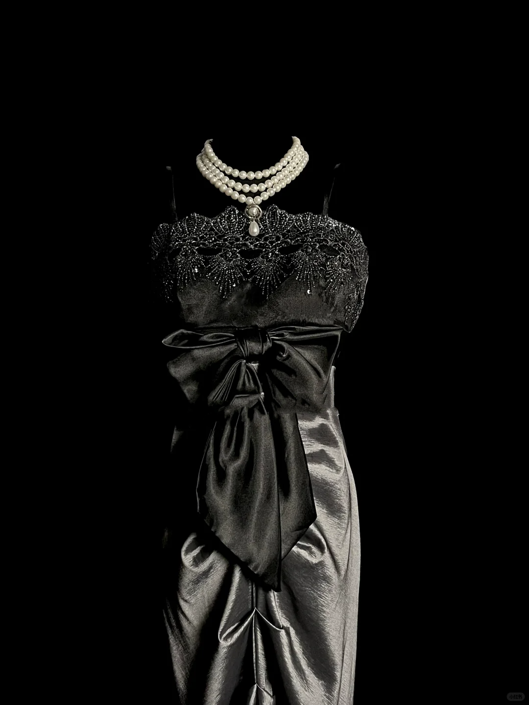 Vintage Mermaid Spaghetti Straps Satin Gray Long Evening Party Gowns Evening Formal Dresses Prom Dress DP2036