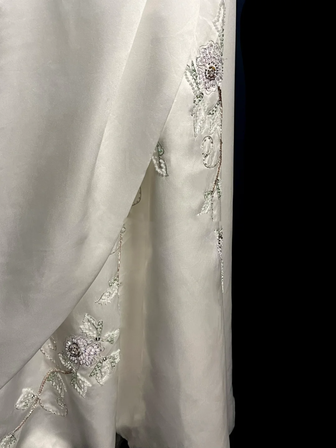 Vintage Wedding Dress A line Strapless White Satin Long Wedding Dresses Retro 1970s Bridal Gowns DP2039