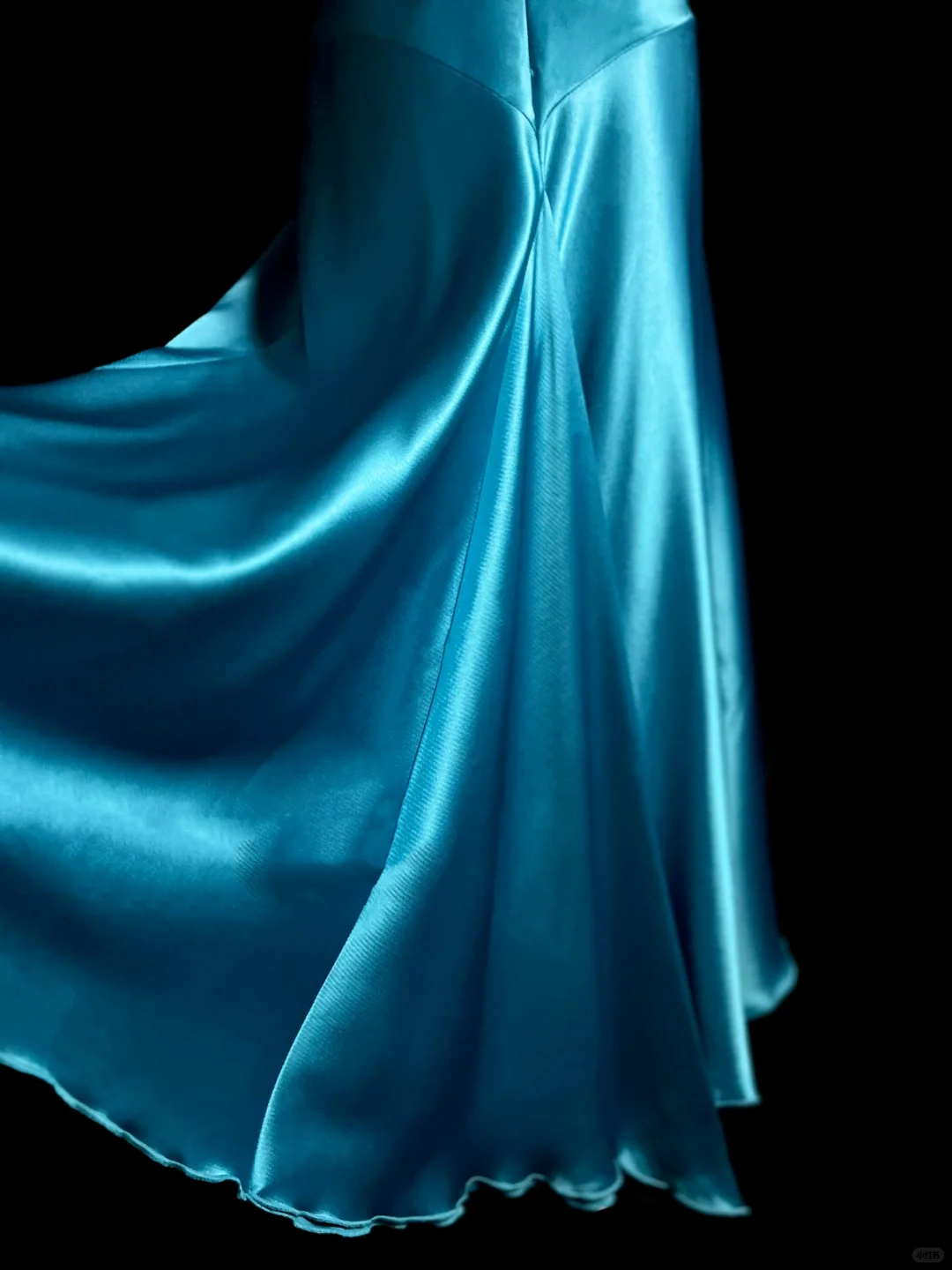 Vintage A line Straps Blue Satin Prom Dress Party Dress Graduation Dresses DP2058