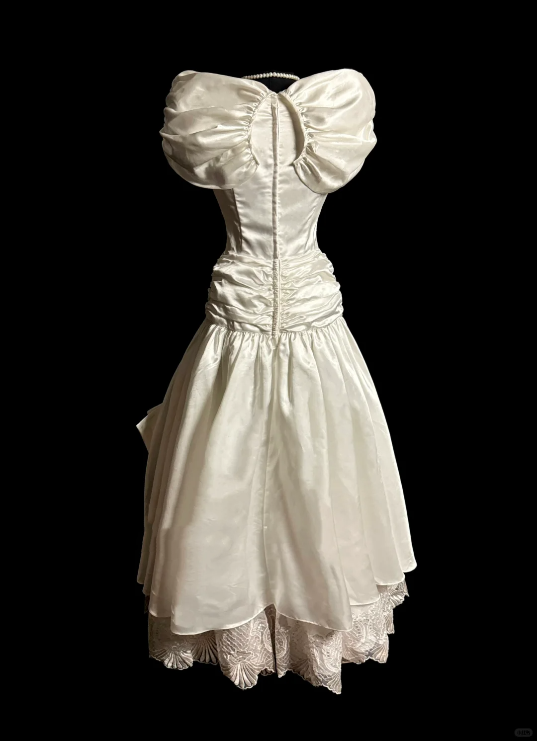 Vintage Wedding Dress Ball Gown Off The Shoulder Ivory Wedding Dresses Retro 1970s Bridal Gowns DP2062