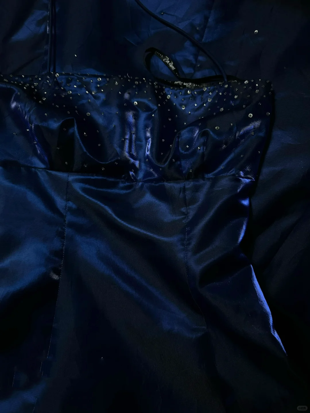 Retro A line Halter Royal Blue Satin Beaded 18th Birthday Dress Prom Dress Birthday Outfits For Women DP2069