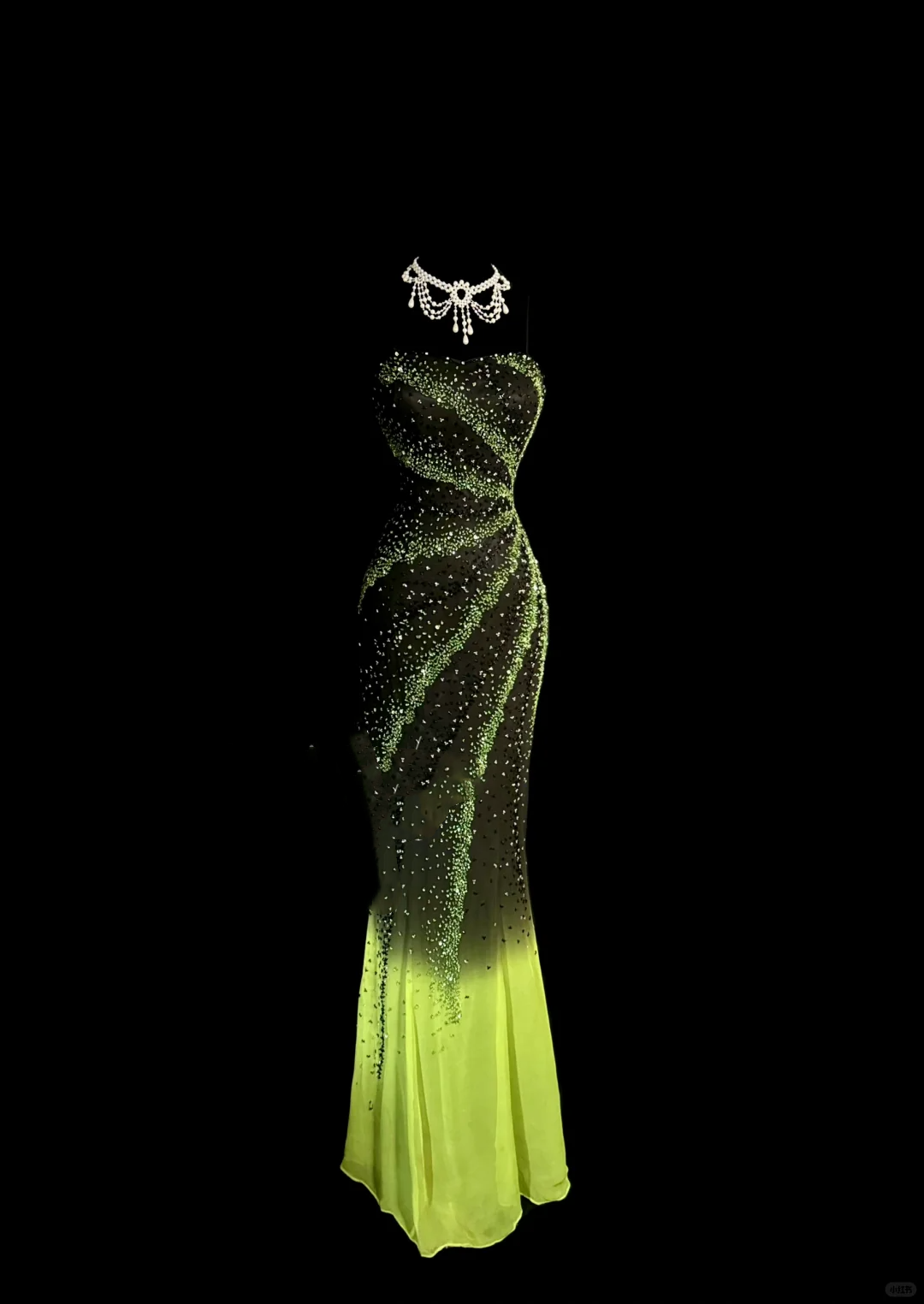 Retro Mermaid Spaghetti Straps Beaded 20th Birthday Dress Prom Dress Birthday Outfits For Women DP2070