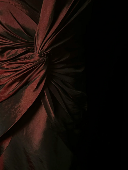 Retro Mermaid Strapless Burgundy 20th Birthday Dress Long Prom Dress Birthday Outfits For Women DP2074