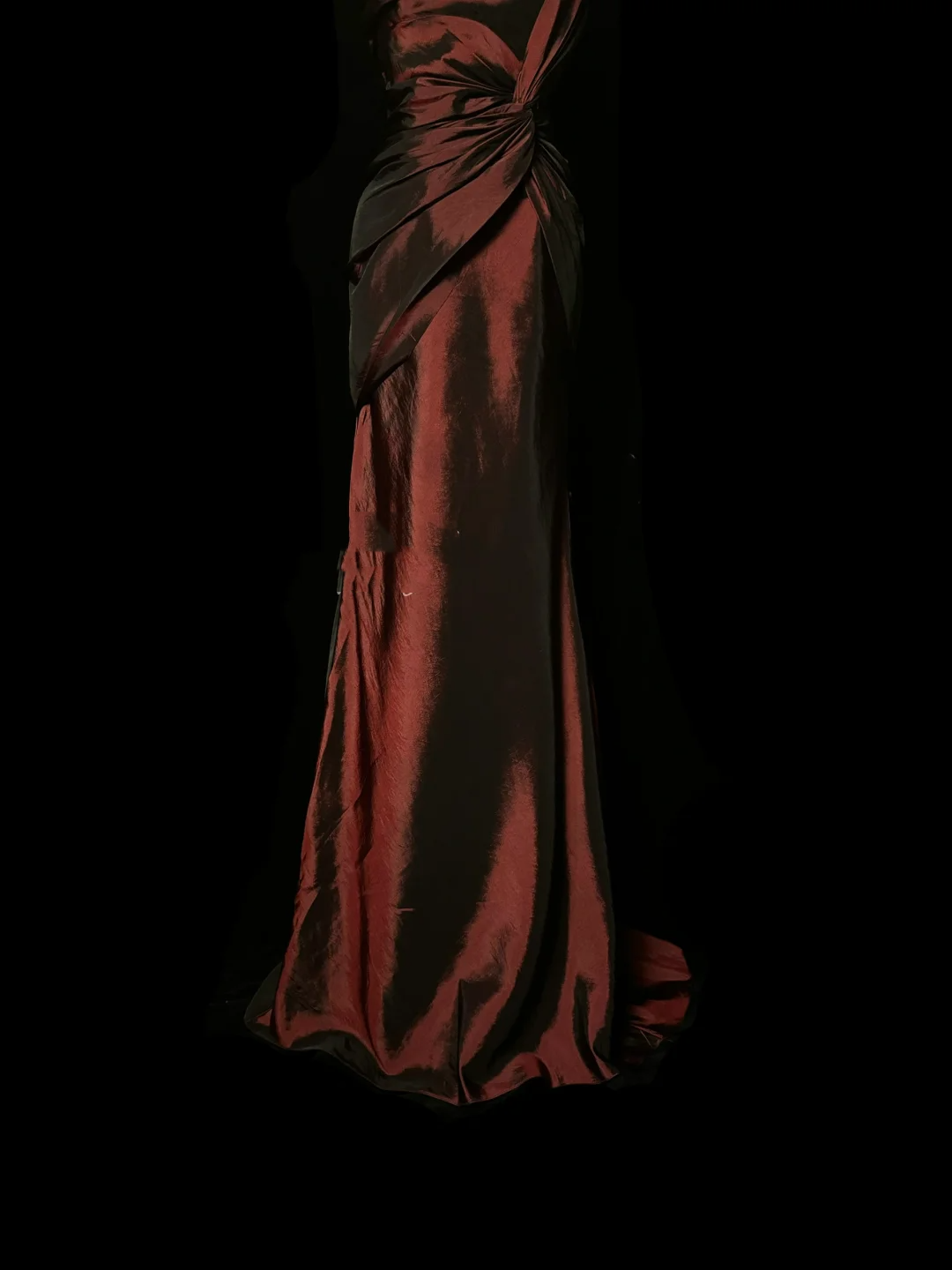 Retro Mermaid Strapless Burgundy 20th Birthday Dress Long Prom Dress Birthday Outfits For Women DP2074