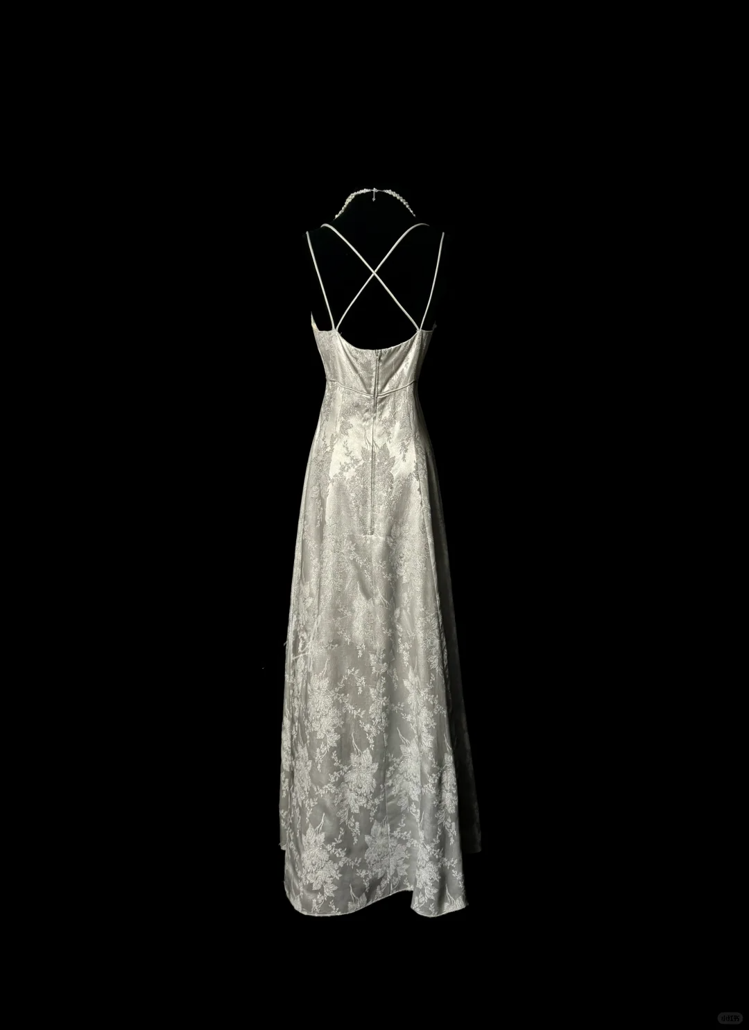 Retro Mermaid Spaghetti Straps Silver 20th Birthday Dress Long Prom Dress Birthday Outfits For Women DP2075