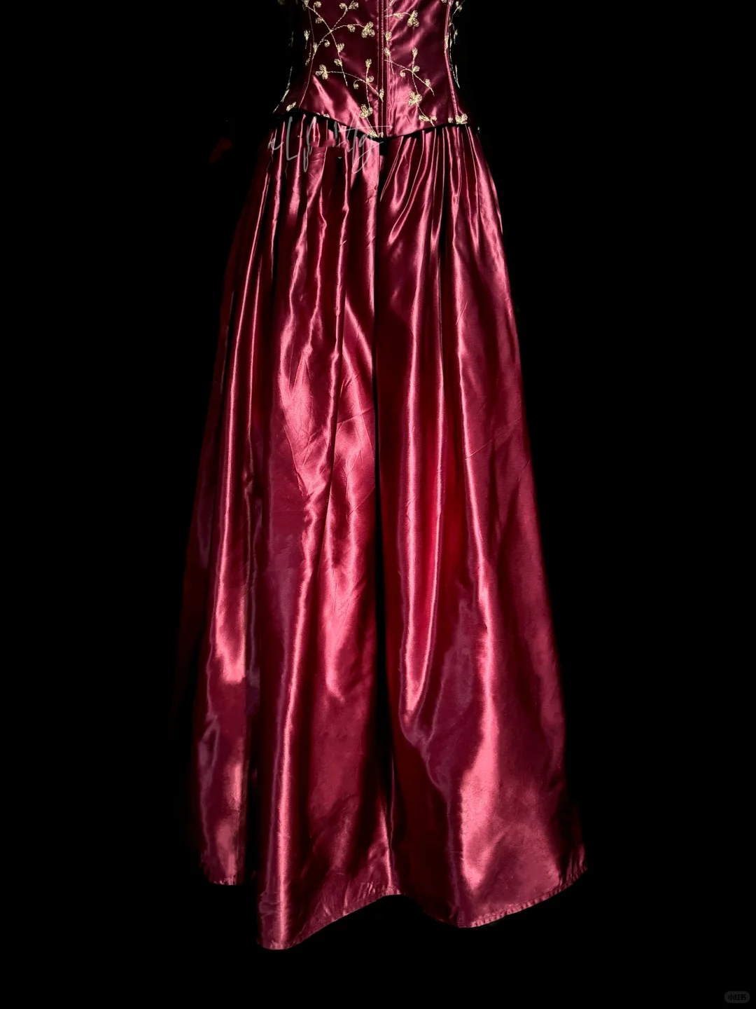 Vintage A line Straps Burgundy Satin Long Prom Dress Party Dress Graduation Dresses DP2078