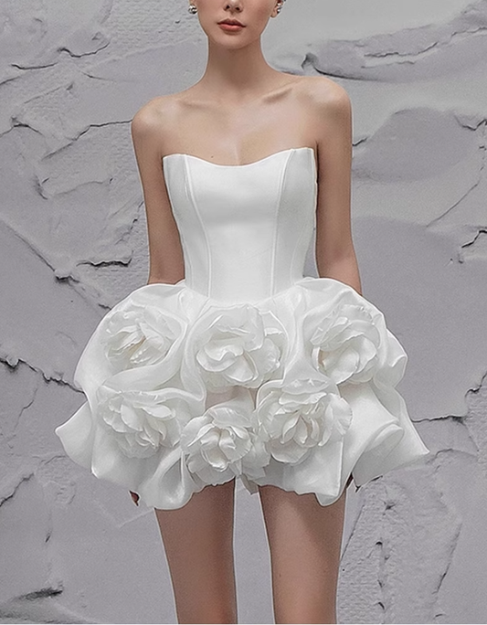 Sexy A line Sweetheart White Satin Short Homecoming Dress Summer Hoco Dresses Cocktail Dress Birthday Outfits DP2284