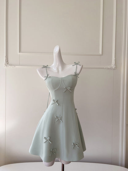 Sexy A line Spaghetti Straps Sage Green Satin Short Homecoming Dress Summer Hoco Dresses Cocktail Dress Birthday Outfits DP2286