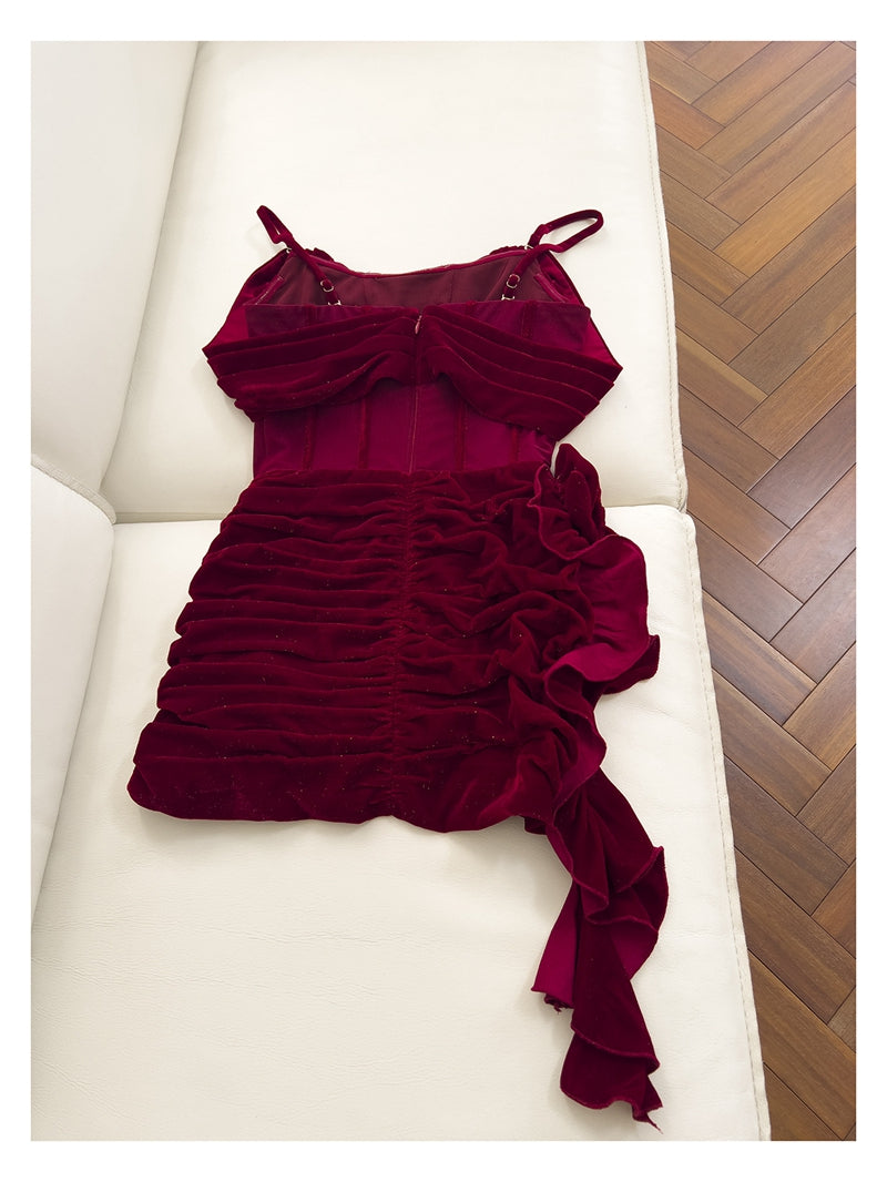 Sexy Sheath Spaghetti Straps Burgundy Short Homecoming Dresses Summer Hoco Dresses Cocktail Dress Birthday Outfits DP2294