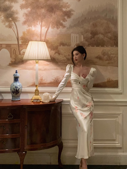 Sexy Sheath Pink Floral 21st Birthday Dress Party Gown Birthday Outfits Birthday Dress Ideas For Women DP2308