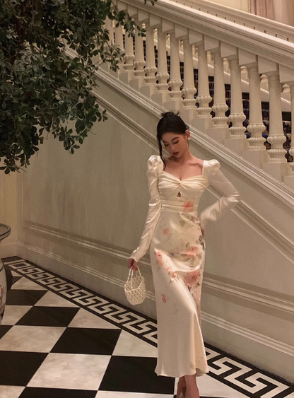 Sexy Sheath Pink Floral 21st Birthday Dress Party Gown Birthday Outfits Birthday Dress Ideas For Women DP2308