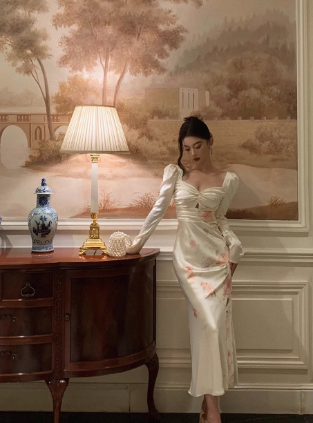 Sexy Sheath Pink Floral 21st Birthday Dress Party Gown Birthday Outfits Birthday Dress Ideas For Women DP2308