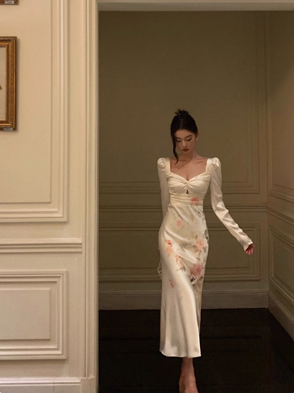 Sexy Sheath Pink Floral 21st Birthday Dress Party Gown Birthday Outfits Birthday Dress Ideas For Women DP2308