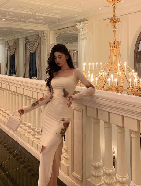 Sexy Mermaid Floral 21st Birthday Dress Party Gown Birthday Outfits Birthday Dress Ideas For Women DP2311