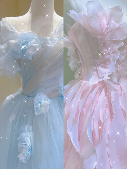 Pretty Ball Gown Strapless Long Prom Dresses Graduation Dress High School Classy Evening Dresses DP384