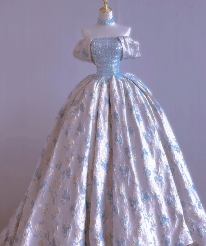 Modest Ball Gown Off The Shoulder Long Prom Dresses High School Outfits Graduation Dress Evening Dresses DP438