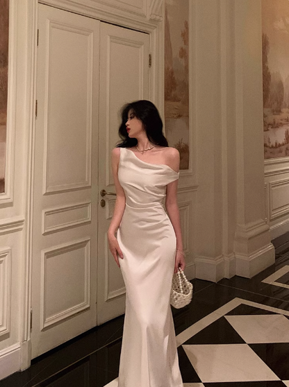 Classy Mermaid White Off The Shoulder 18th Birthday Dress Party Gown 18th Birthday Outfits Birthday Dress Ideas For Women DP577