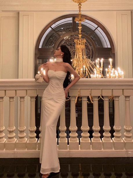 Cute Mermaid Sweetheart White Sleeveless 18th Birthday Dress Party Gown Birthday Outfits For Women DP581