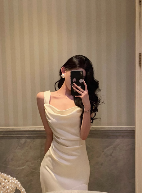 Classy Mermaid Square Neckline White 18th Birthday Dress Party Gown 18th Birthday Outfits Birthday Dress Ideas For Women DP582