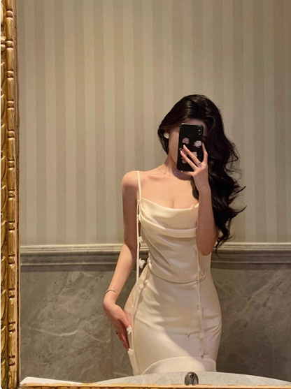 Classy Mermaid Straps Ivory 18th Birthday Dress Party Gown 21st Birthday Outfits Birthday Dress Ideas For Women DP594