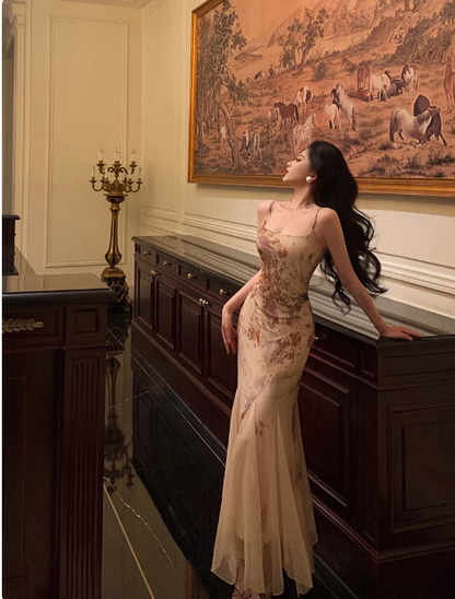 Classy Mermaid Spaghetti Straps Long 18th Birthday Dress Party Gown 21st Birthday Outfits Birthday Dress Ideas For Women DP599