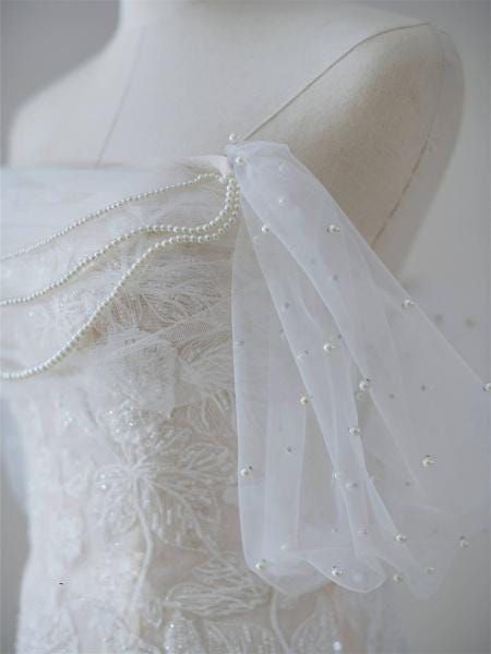 Dreamy Off the shoulder Mermaid wedding dress Custom Wedding Gown Stunning Modern Bridal Dress DP603