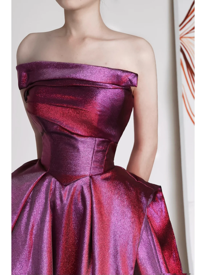 Gorgeous Ball Gown Strapless Sequin Long Prom Dresses Graduation Dresses DP661