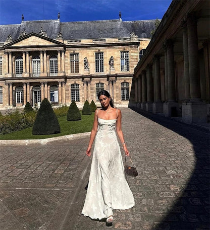 Gorgeous A line Straps Light Sky Blue Lace Prom Dresses Formal Summer Wedding Guest Dresses Wedding Guest Outfits DP776