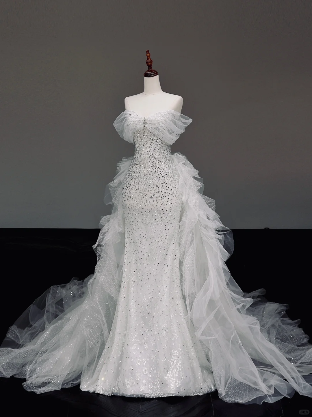 Timeless Bridal Gown Mermaid Sweetheart White Tulle Wedding Dresses Bridal Gowns DP845