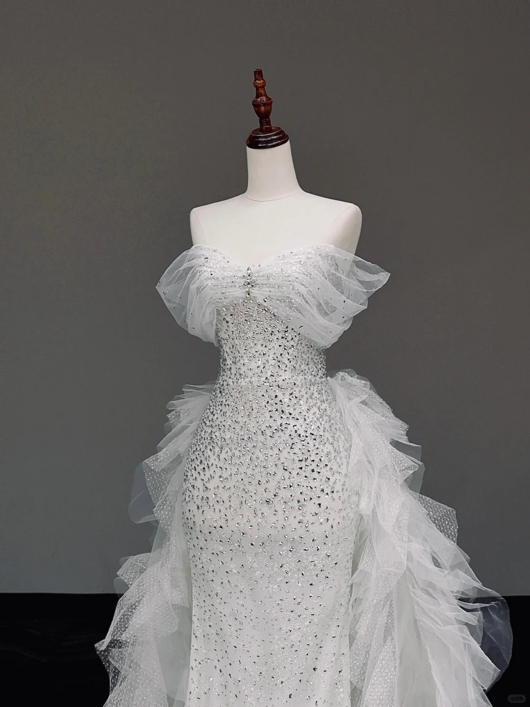 Timeless Bridal Gown Mermaid Sweetheart White Tulle Wedding Dresses Bridal Gowns DP873