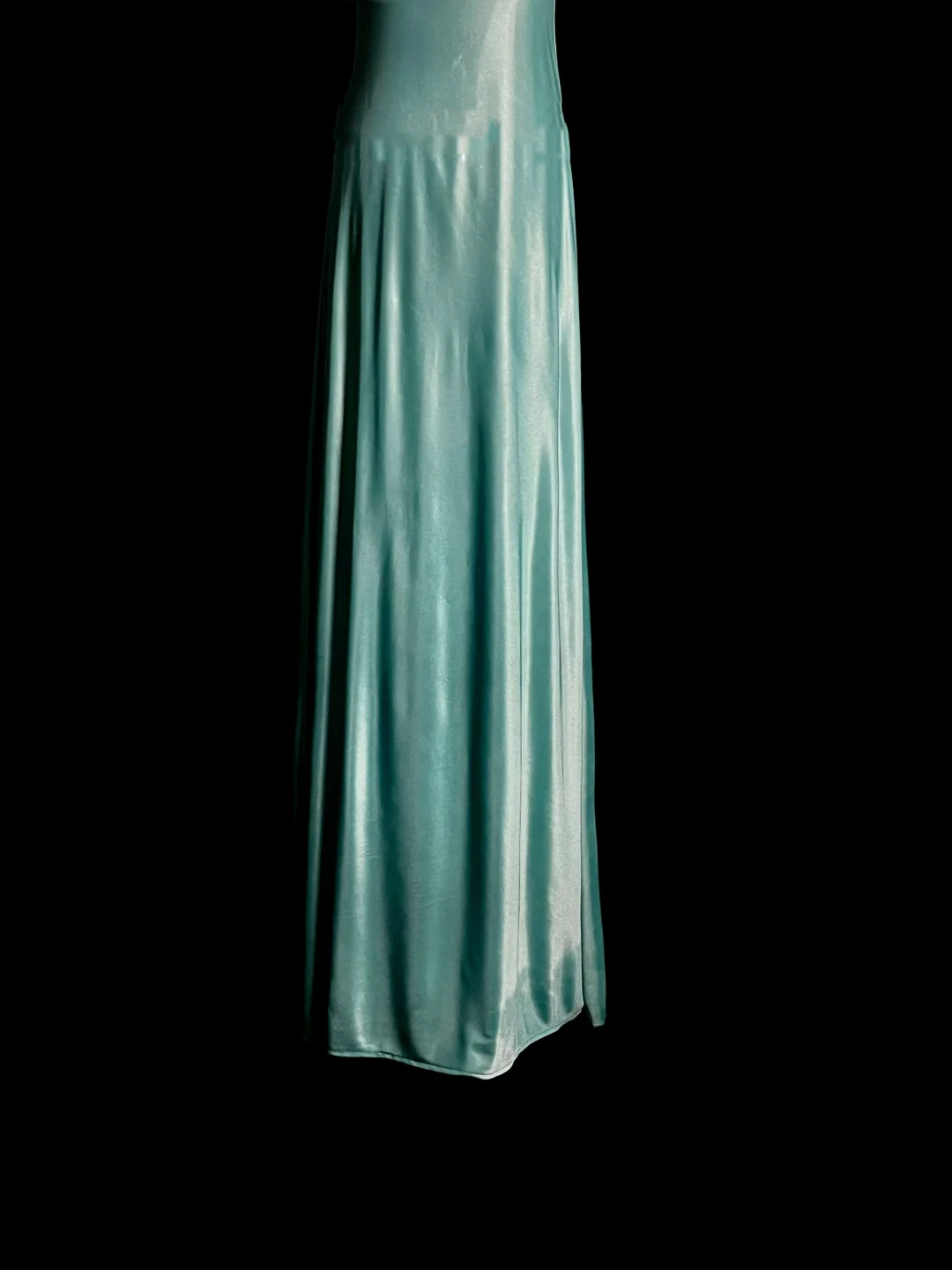 Elegant Glamour Mermaid Spaghetti Straps Blue Satin Long Prom Dresses Party Dress Evening Dress DP927