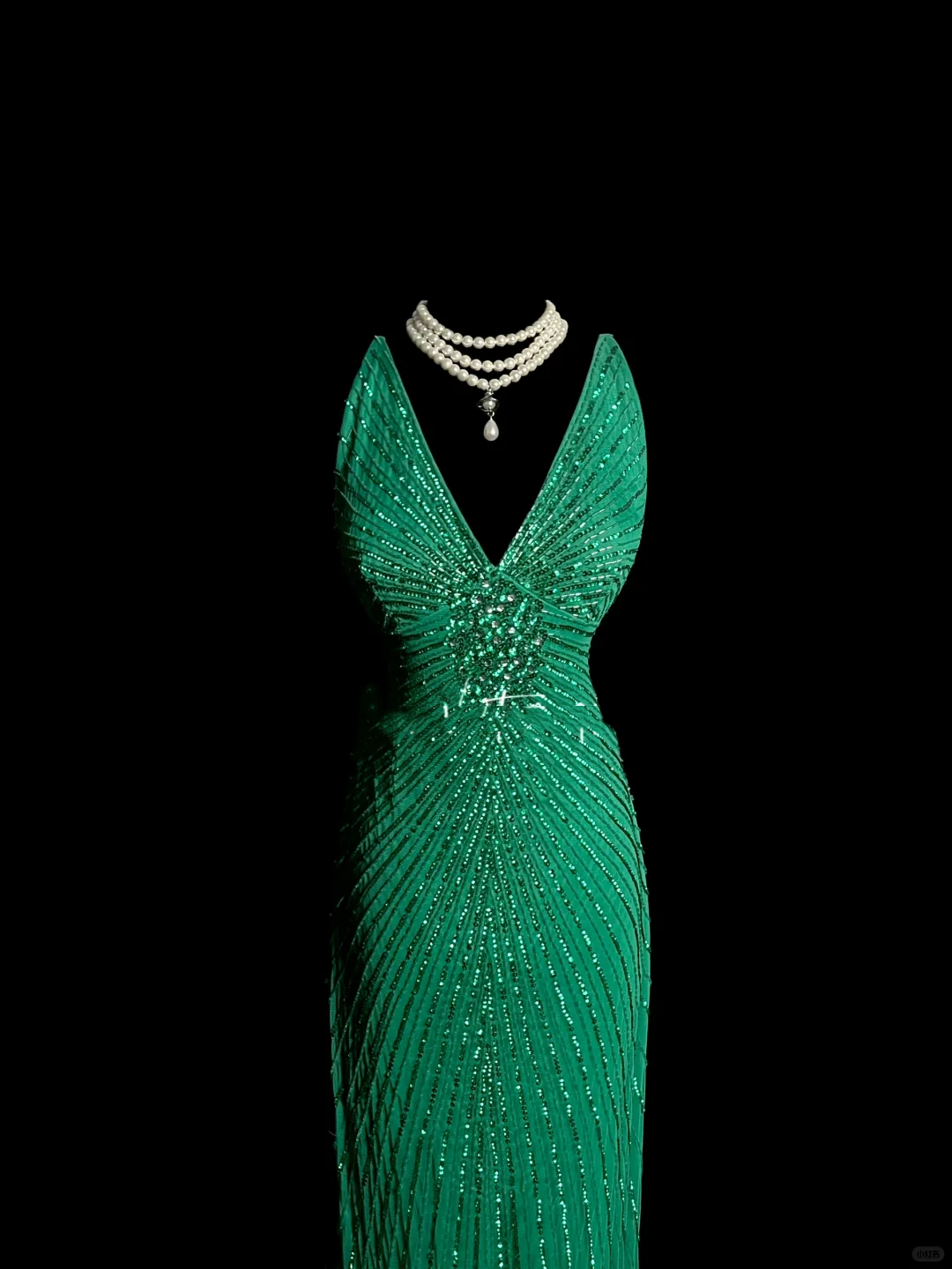 Vintage Mermaid V Neck Backless Green With Beads Long Prom Dresses Party Dress Evening Dress DP928
