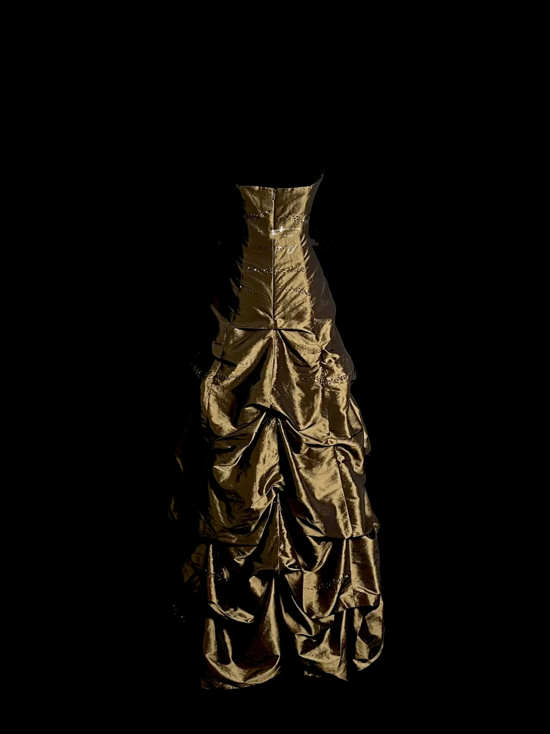 Retro Ball Gown Sweetheart Green With Silver Beads Long Prom Dresses Evening Gowns Evening Dress DP934