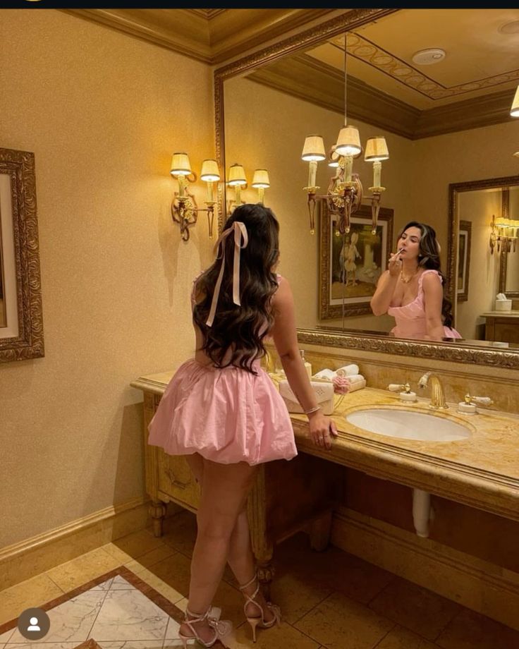 Cute A line Pink Spaghetti Straps Short Summer Birthday Dress Hoco Dress Birthday Outfit 19th Birthday Mini Party Dresses DP967