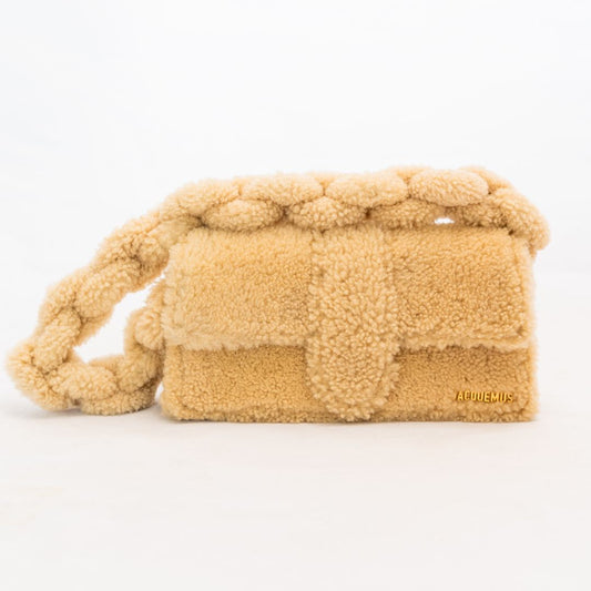 Jacquemus Le Bambidou shearling shoulder bag