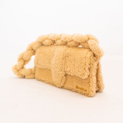 Jacquemus Le Bambidou shearling shoulder bag