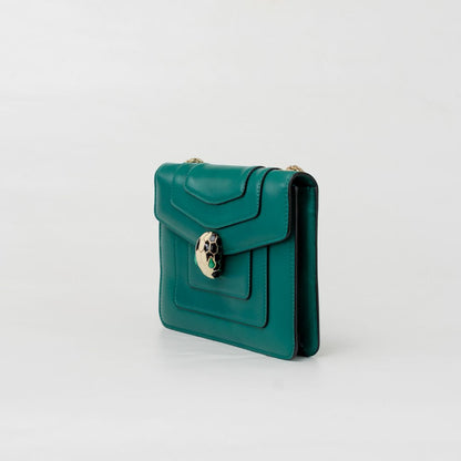 Bvlgari Mini Serpenti Flap Shoulder Bag